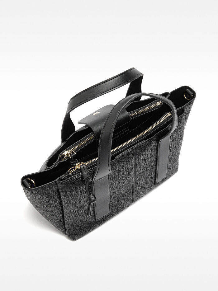 Dokulu Tote Çanta