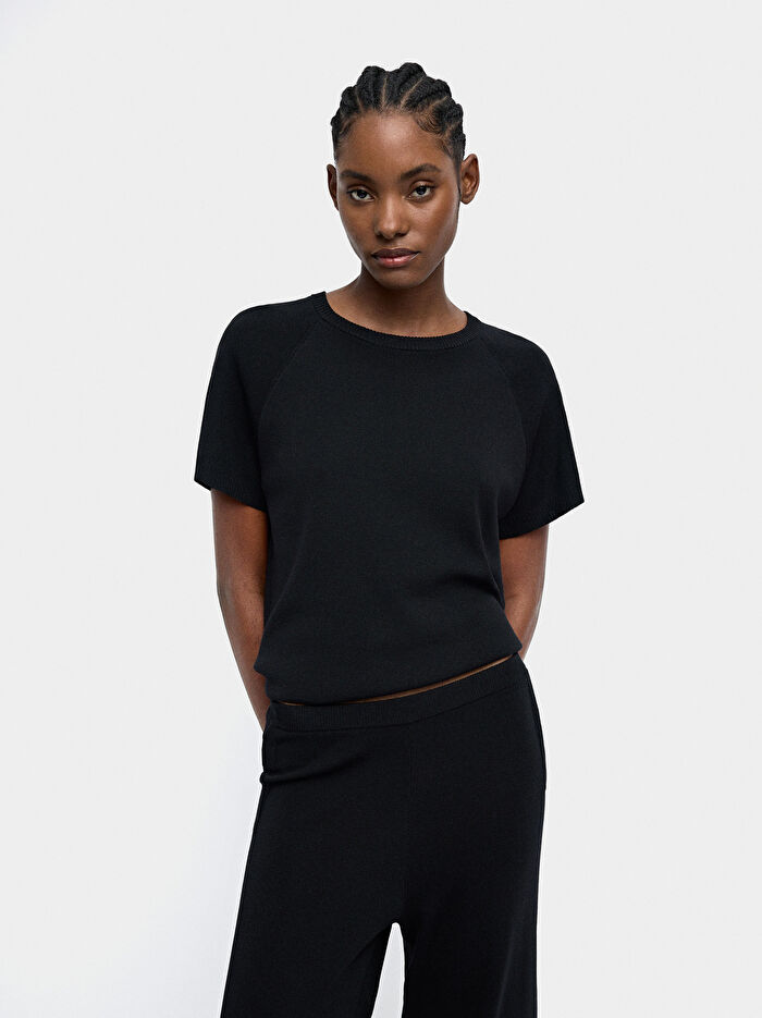 Örme T-Shirt