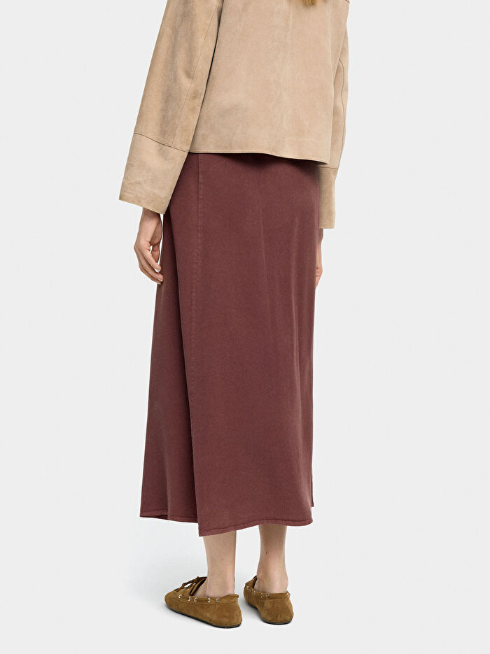 %100 Liyosel Sarmal Midi Etek