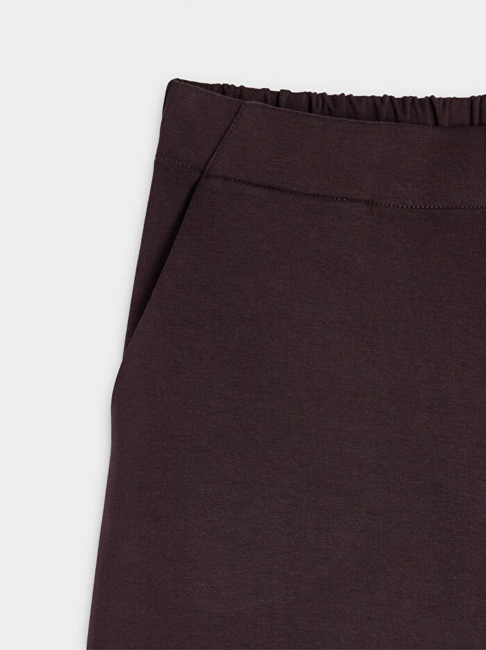 Cepli Elastik Bel Pantolon