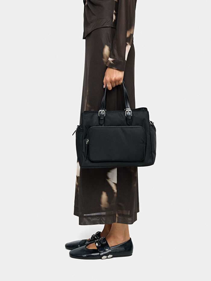 Teknik Kumaş Tote Çanta