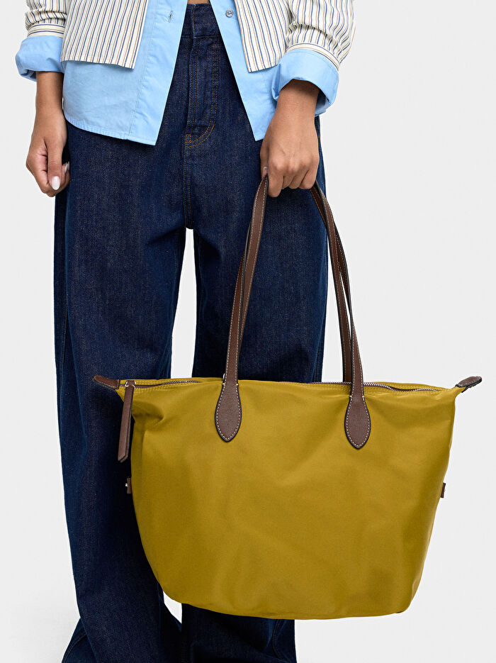 Teknik Kumaş Shopper Çanta L