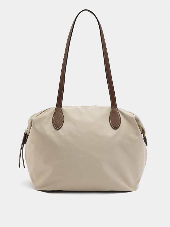Teknik Kumaş Shopper Çanta L
