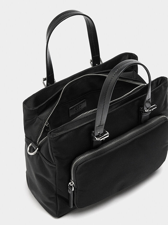 Teknik Kumaş Tote Çanta