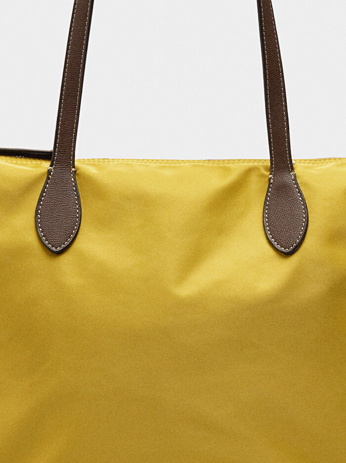 Teknik Kumaş Shopper Çanta L