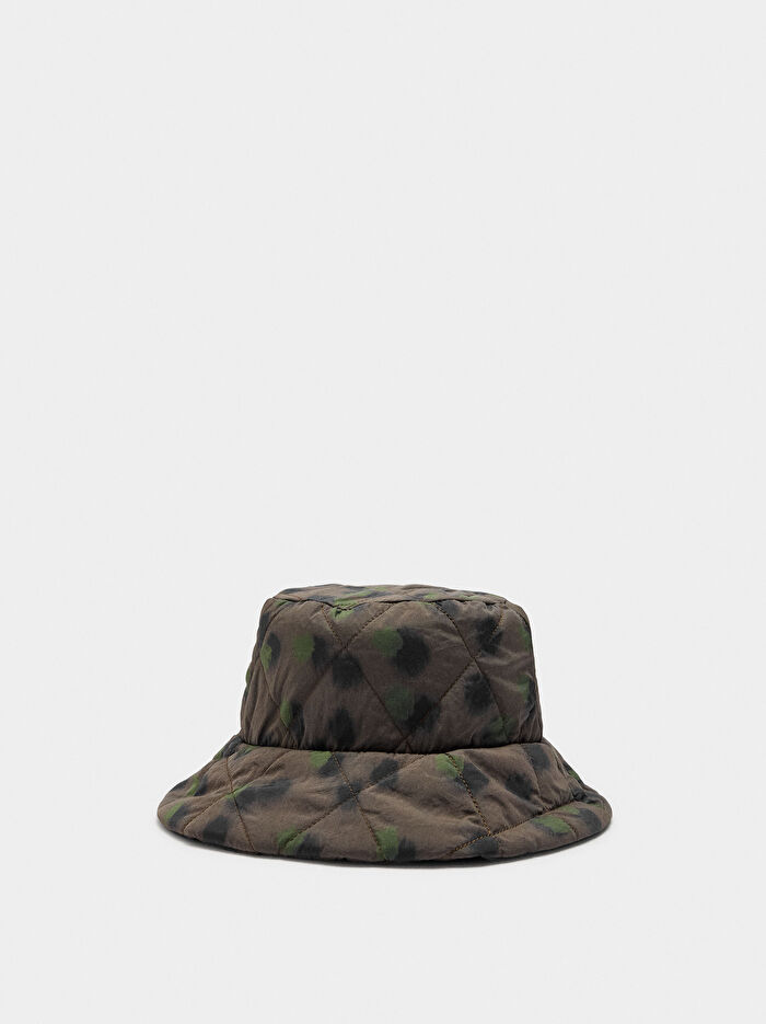 Teknik Kumaş Dolgulu Bucket Şapka