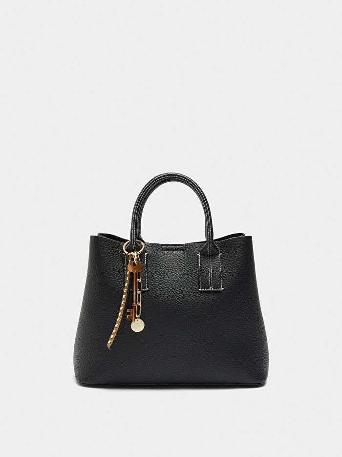 Dokulu Tote Çanta