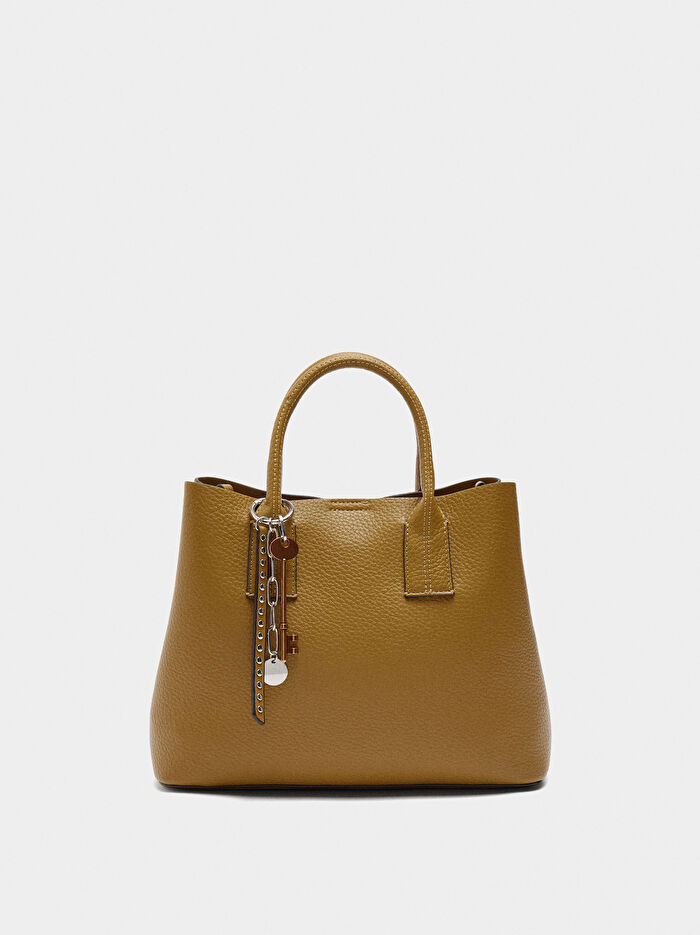 Dokulu Tote Çanta