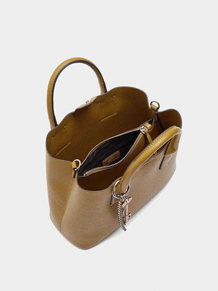Dokulu Tote Çanta