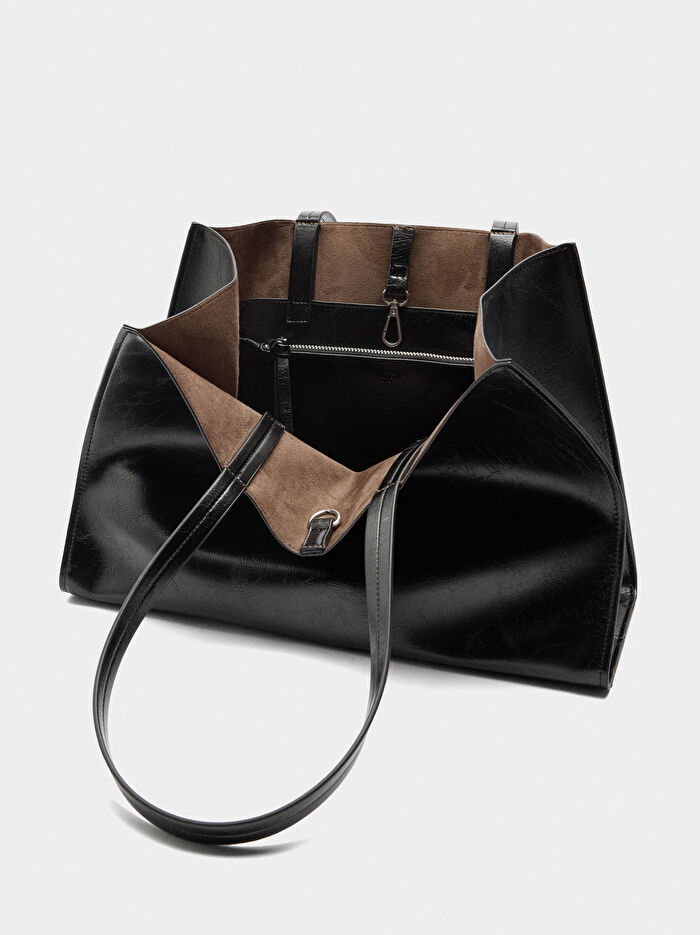 Charm'lı Shopper Çanta