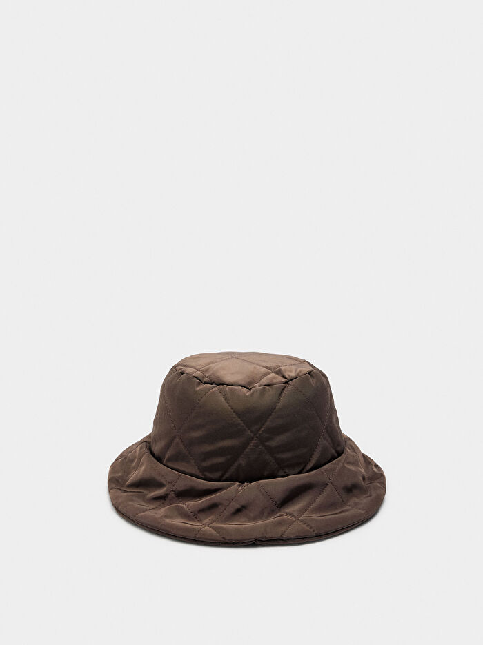 Teknik Kumaş Dolgulu Bucket Şapka