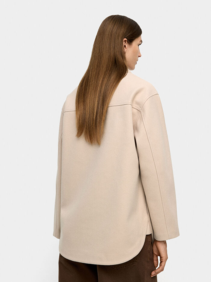 Yaka Detaylı Overshirt