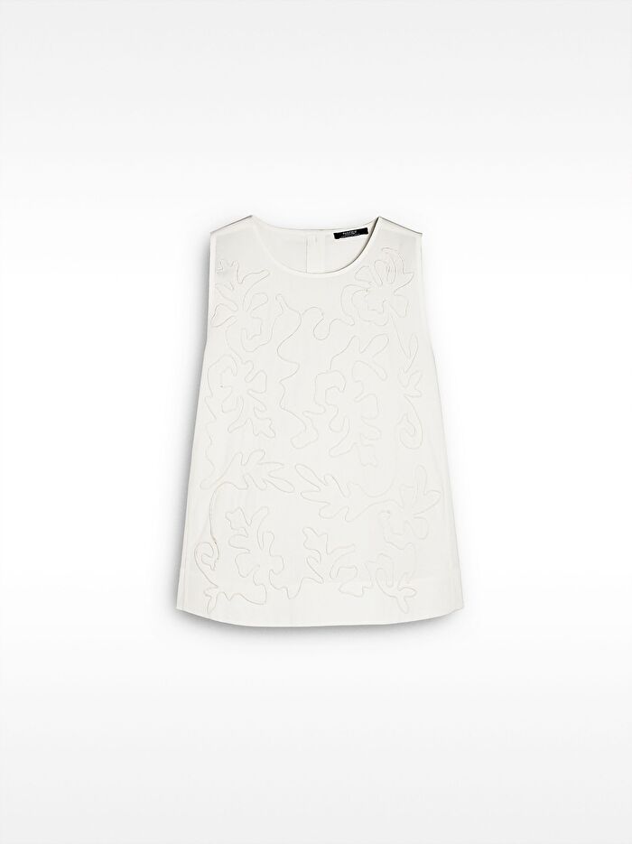 %100 Pamuk Nakışlı Üst