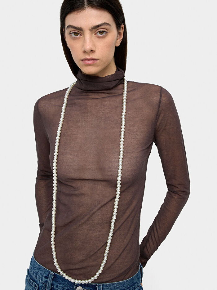 İki Sıra İncili Kolye