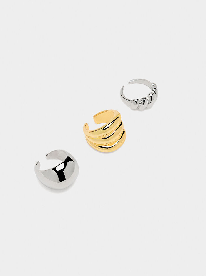 Çift Renkli Yüzük Seti