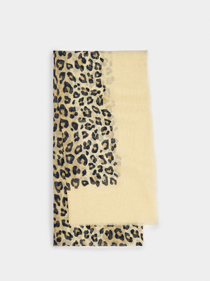 Hayvan Desenli Atkı