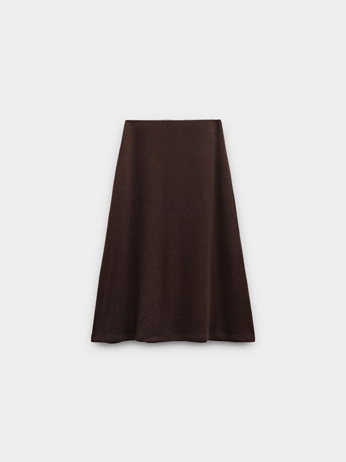 Elastik Bel Midi Etek