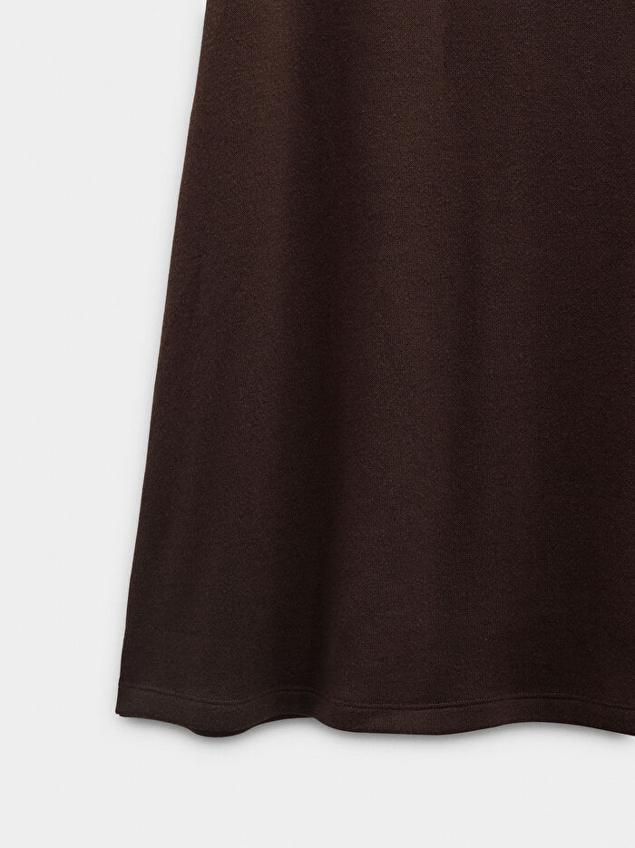 Elastik Bel Midi Etek