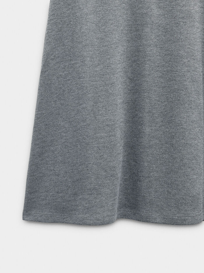 Elastik Bel Midi Etek