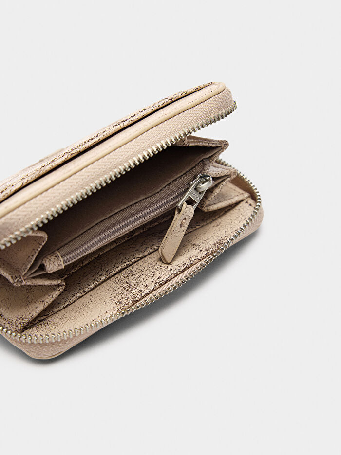 Eskitilmiş Efektli Basic Cüzdan