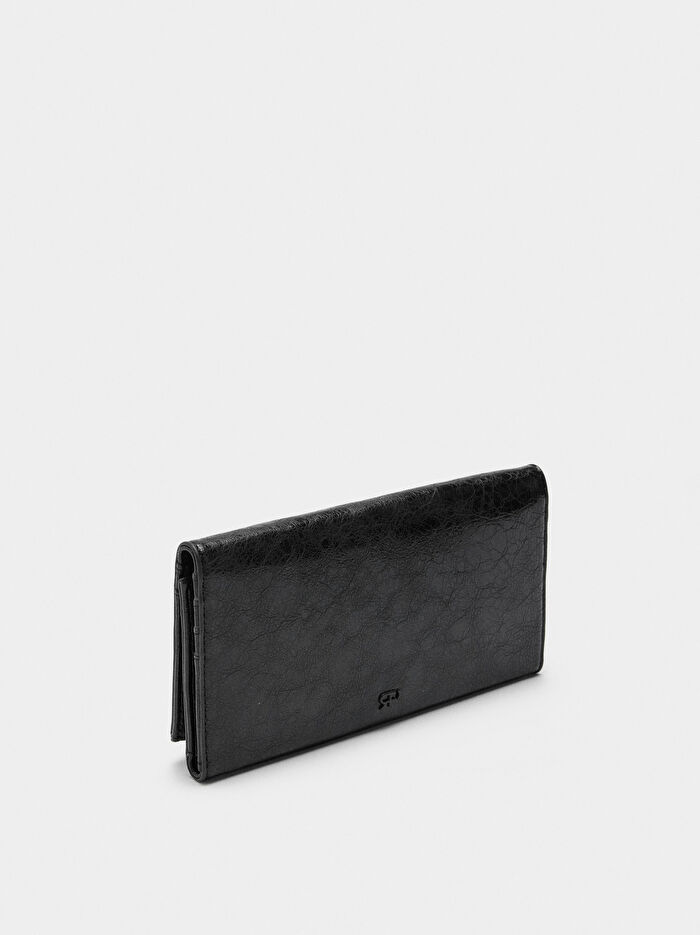 Zımba Detaylı Cüzdan Çanta