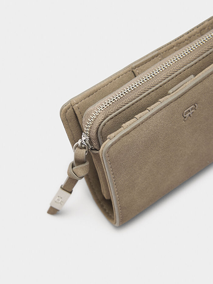 Deri Efektli Cüzdan