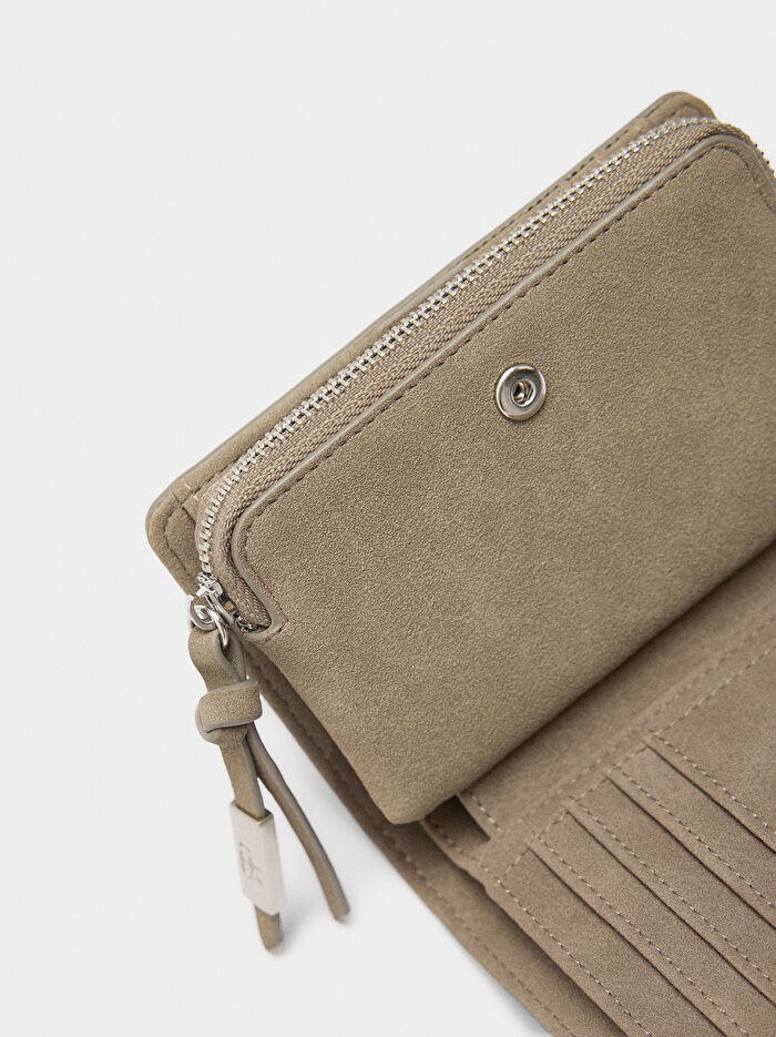 Deri Efektli Cüzdan