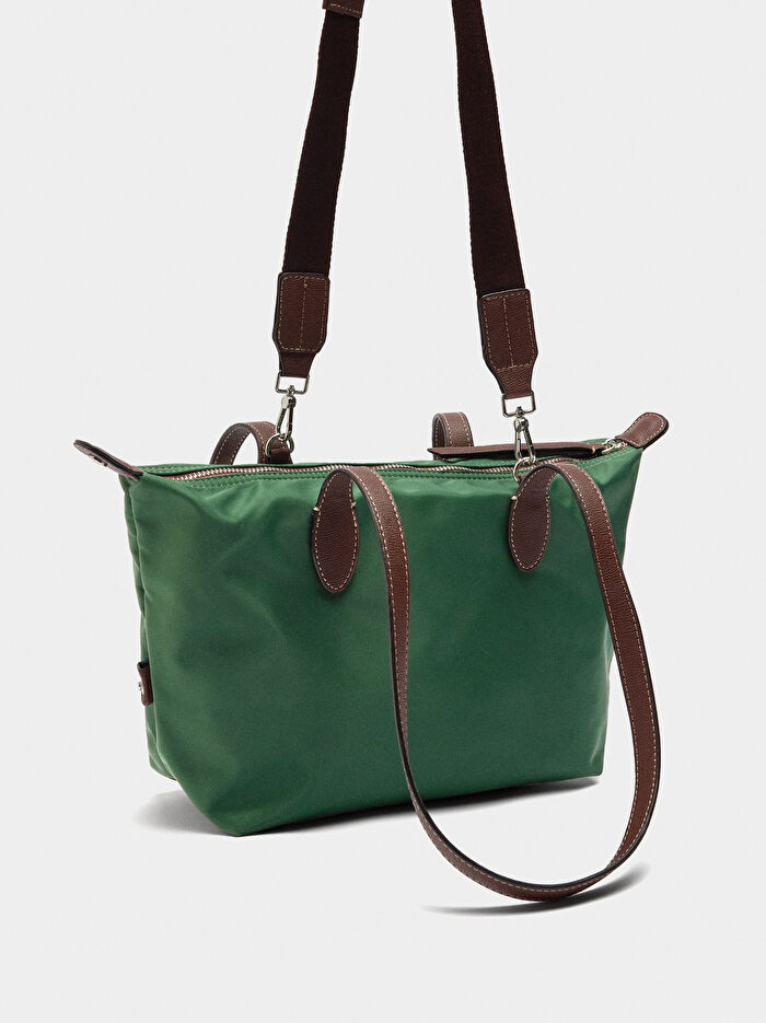 Teknik Kumaş Shopper Çanta S