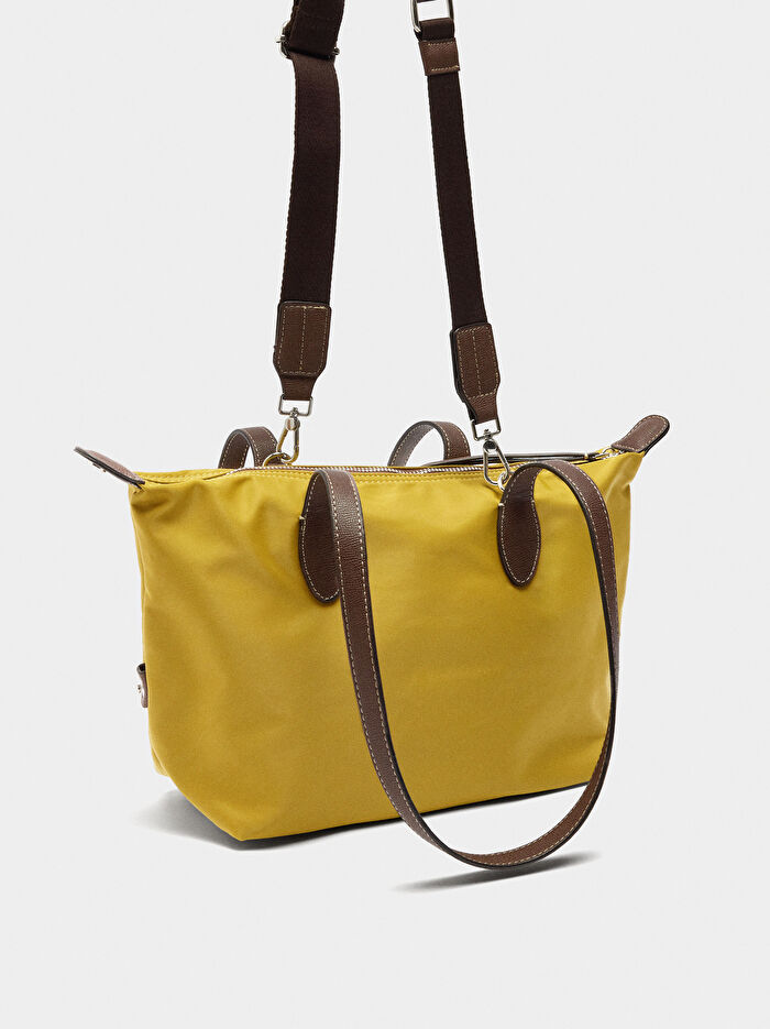 Teknik Kumaş Shopper Çanta S