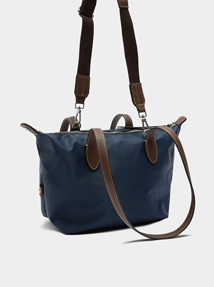 Teknik Kumaş Shopper Çanta S