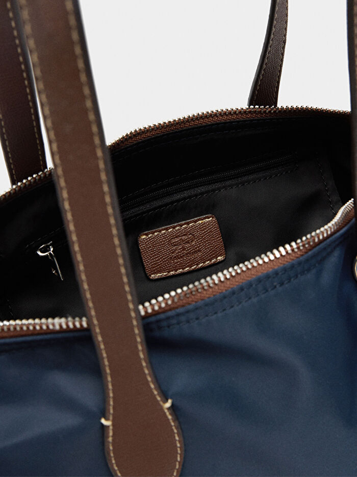 Teknik Kumaş Shopper Çanta S