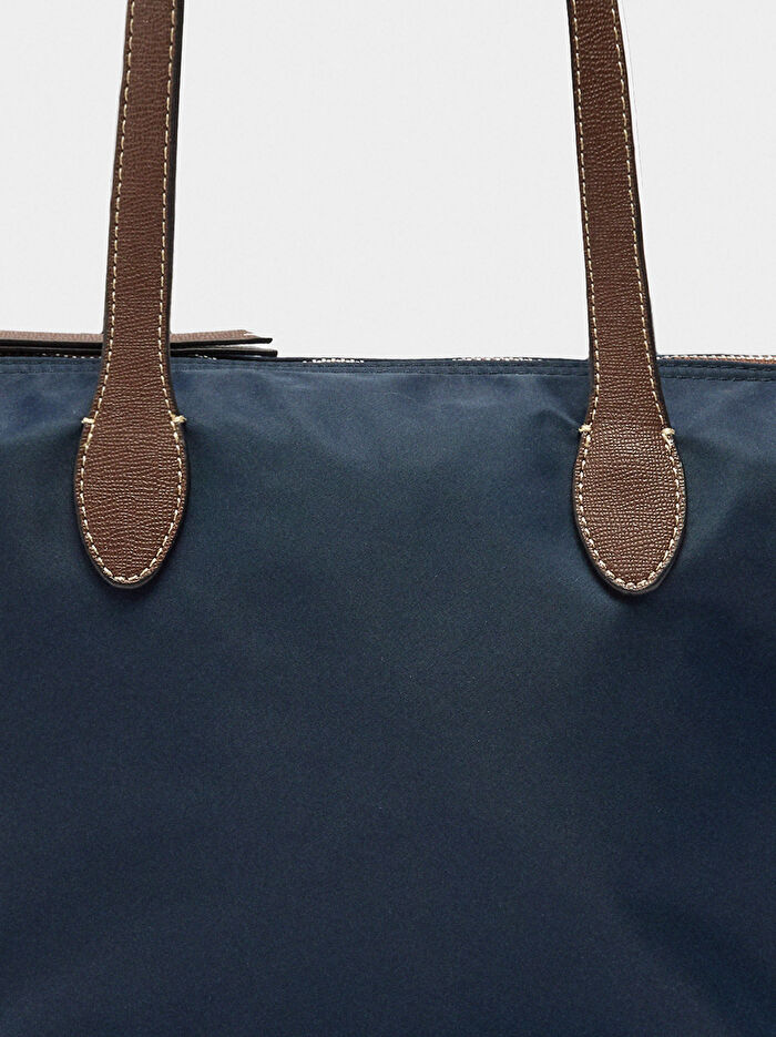 Teknik Kumaş Shopper Çanta S
