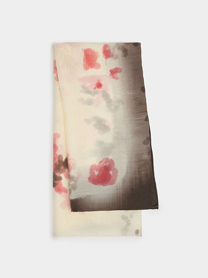 Desenli Liyosel Şal