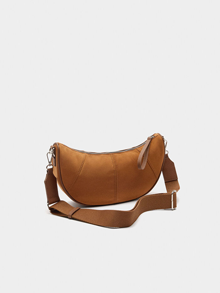 Teknik Kumaş Çapraz Askılı Çanta