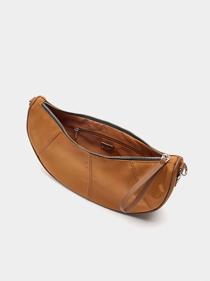 Teknik Kumaş Çapraz Askılı Çanta