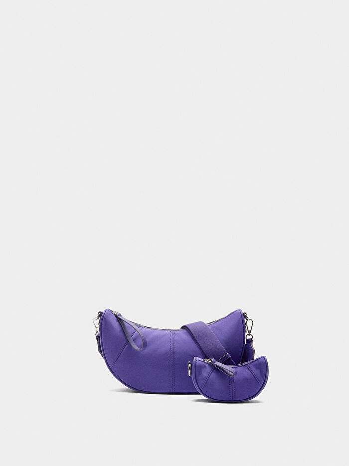 Teknik Kumaş Çapraz Askılı Çanta