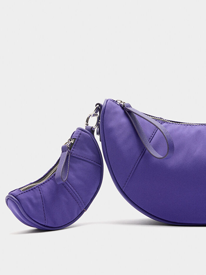 Teknik Kumaş Çapraz Askılı Çanta