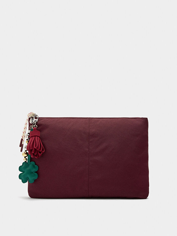 Charm’lı Teknik Kumaş 13 İnç Tablet Kılıfı
