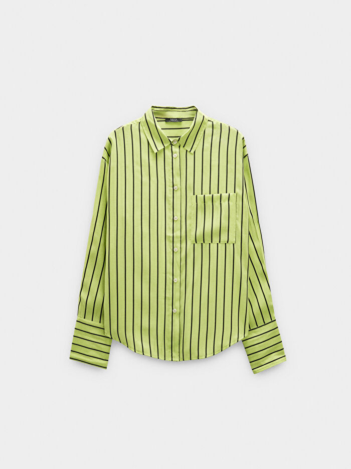 Uzun Kollu Çizgili Gömlek