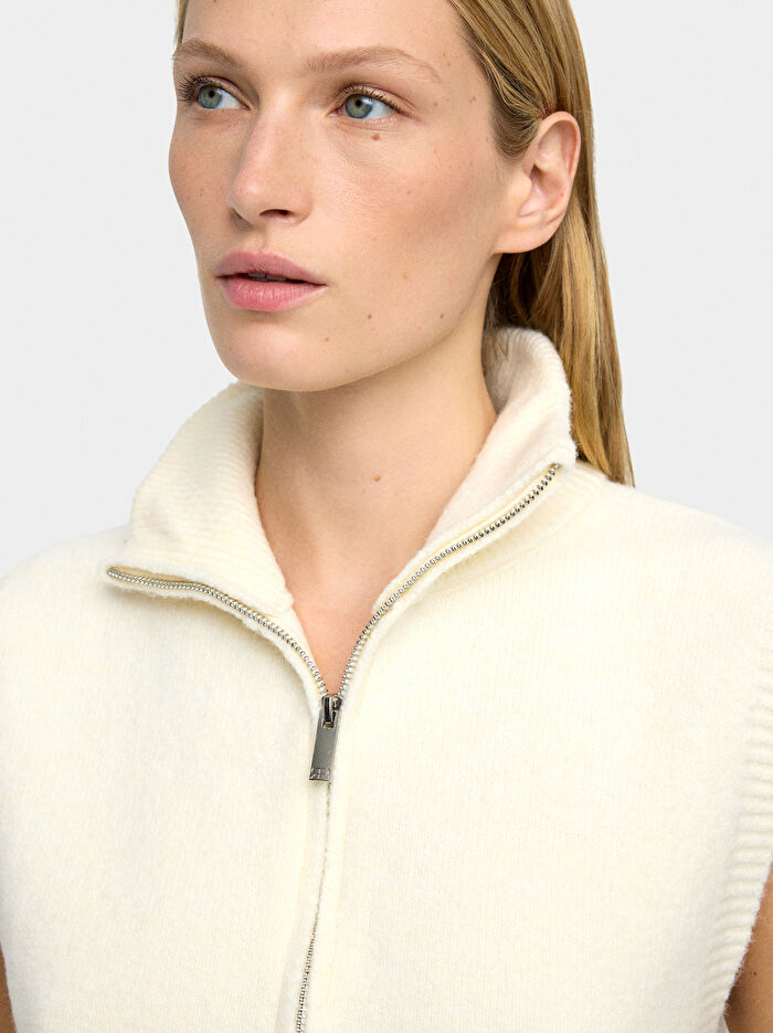 Fermuarlı Örme Üst