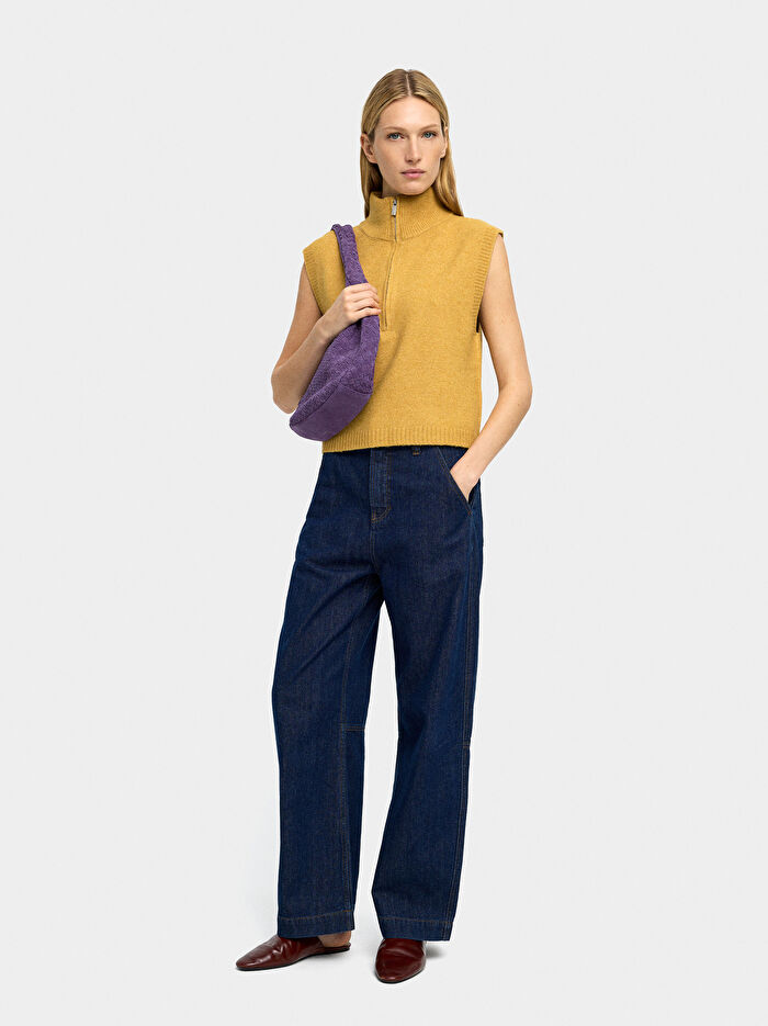 Fermuarlı Örme Üst