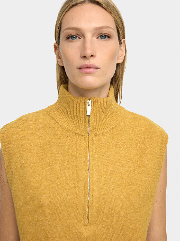 Fermuarlı Örme Üst