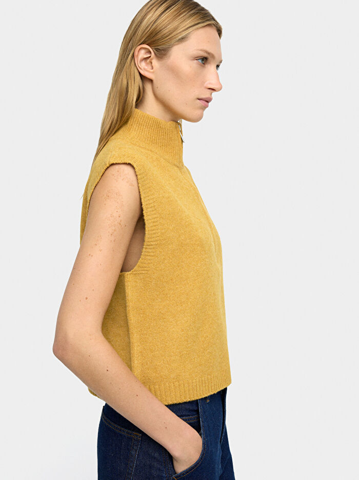 Fermuarlı Örme Üst