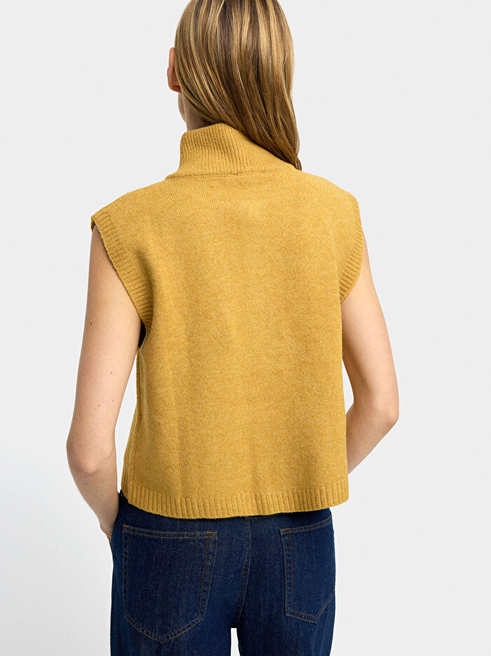 Fermuarlı Örme Üst