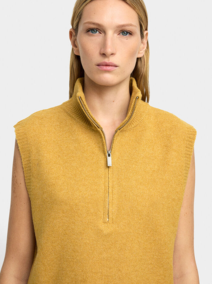 Fermuarlı Örme Üst