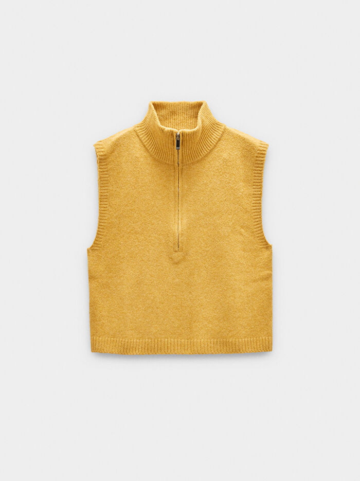 Fermuarlı Örme Üst