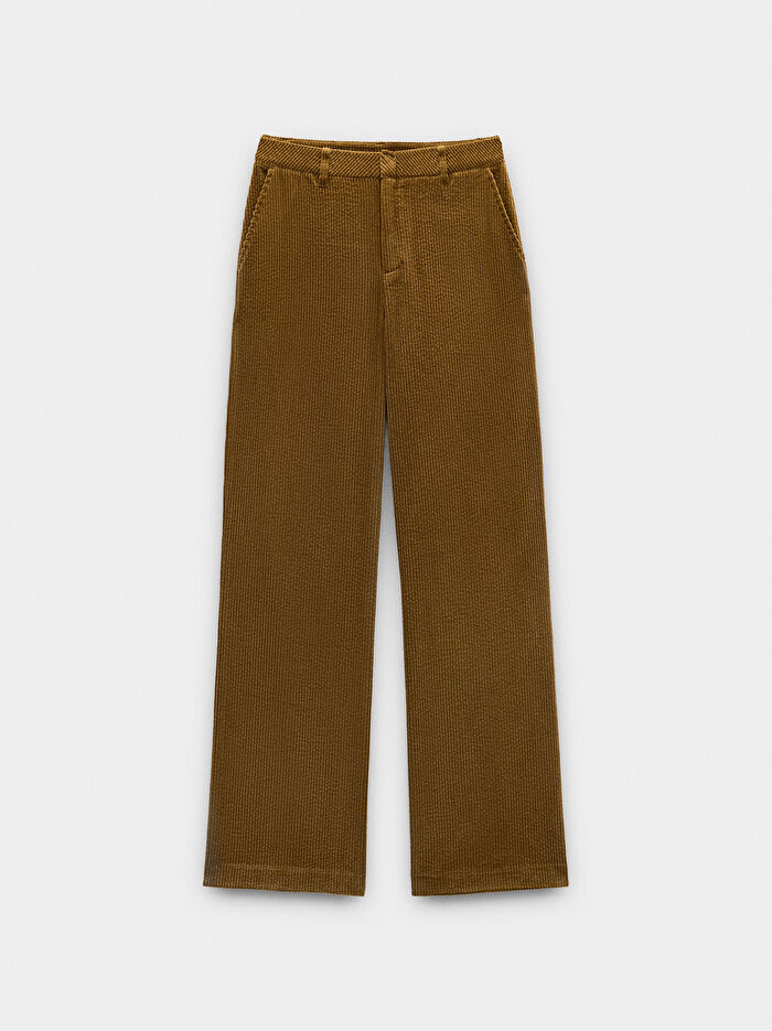 %100 Pamuklu Kadife Pantolon