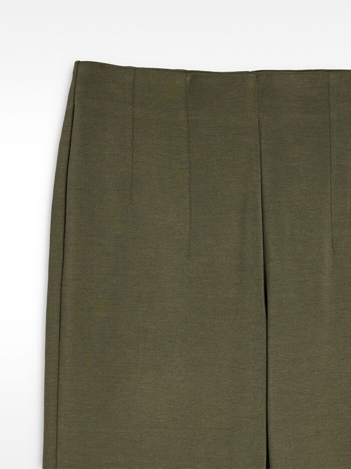 Elastik Bel Plise Pantolon