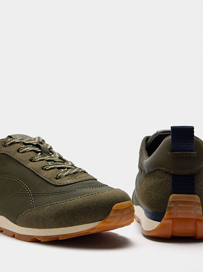 Kontrast Renkli Spor Ayakkabı