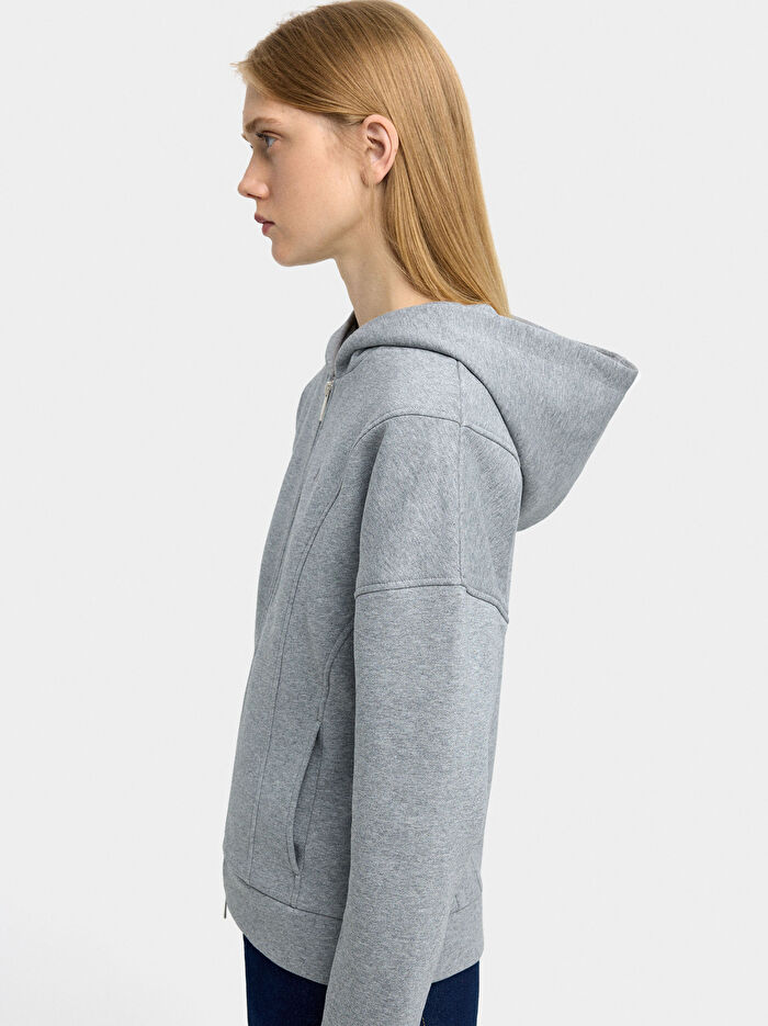 Pamuklu Kapüşonlu Sweatshirt